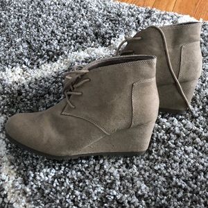 Wedge booties